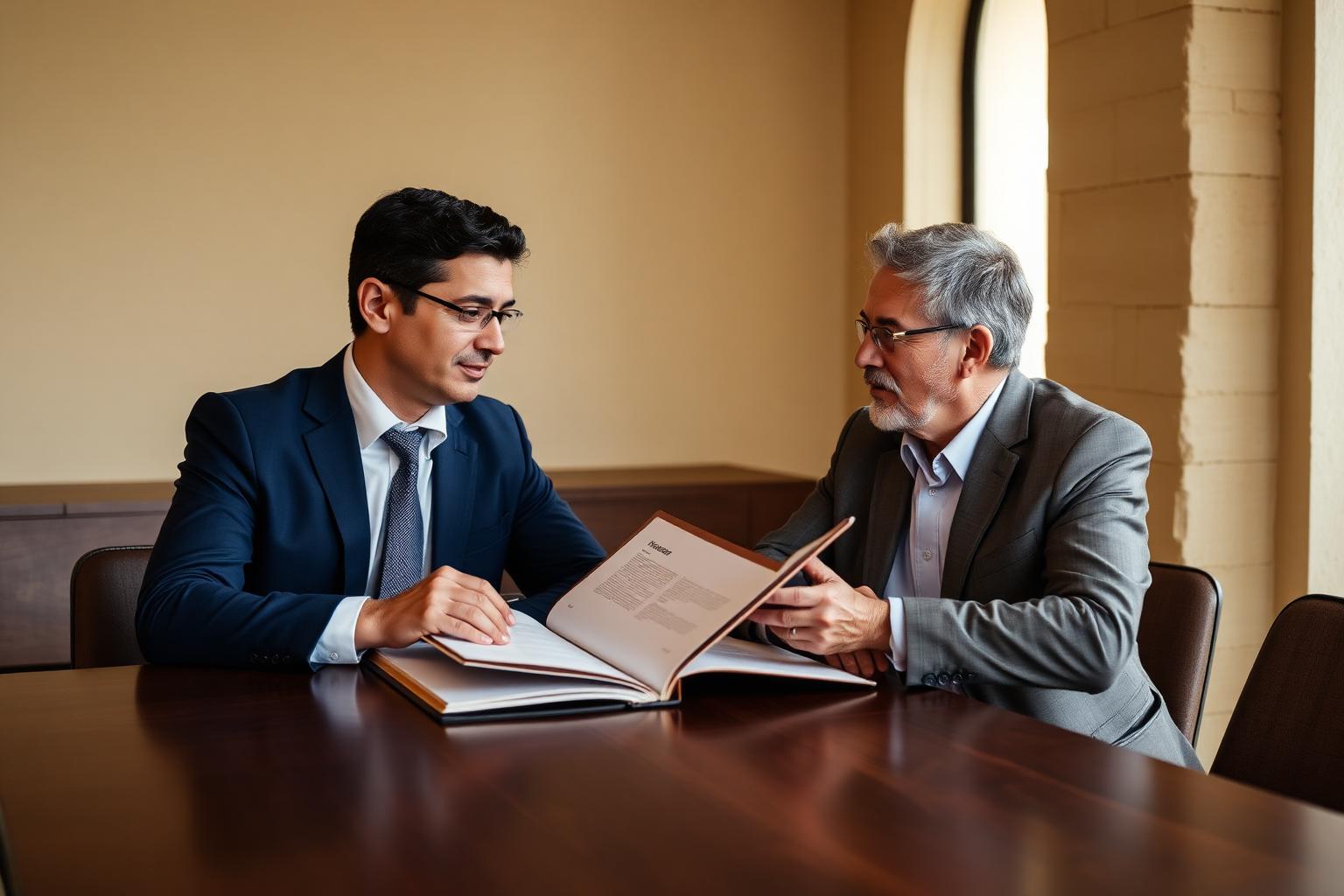 Consultor da Avelina Capital em conversa com cliente